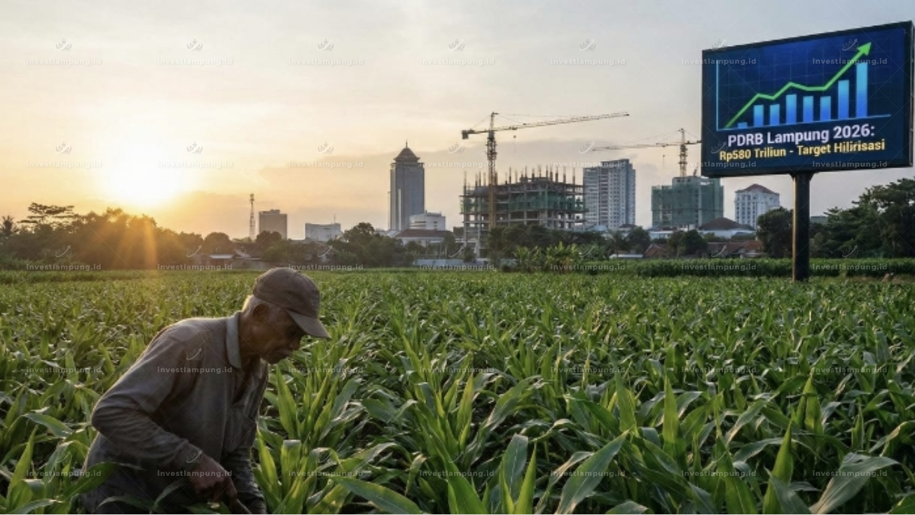 PDRB Lampung 2026 Ditarget Rp525 Triliun, Sektor Pertanian Masih Jadi Tulang Punggung Utama