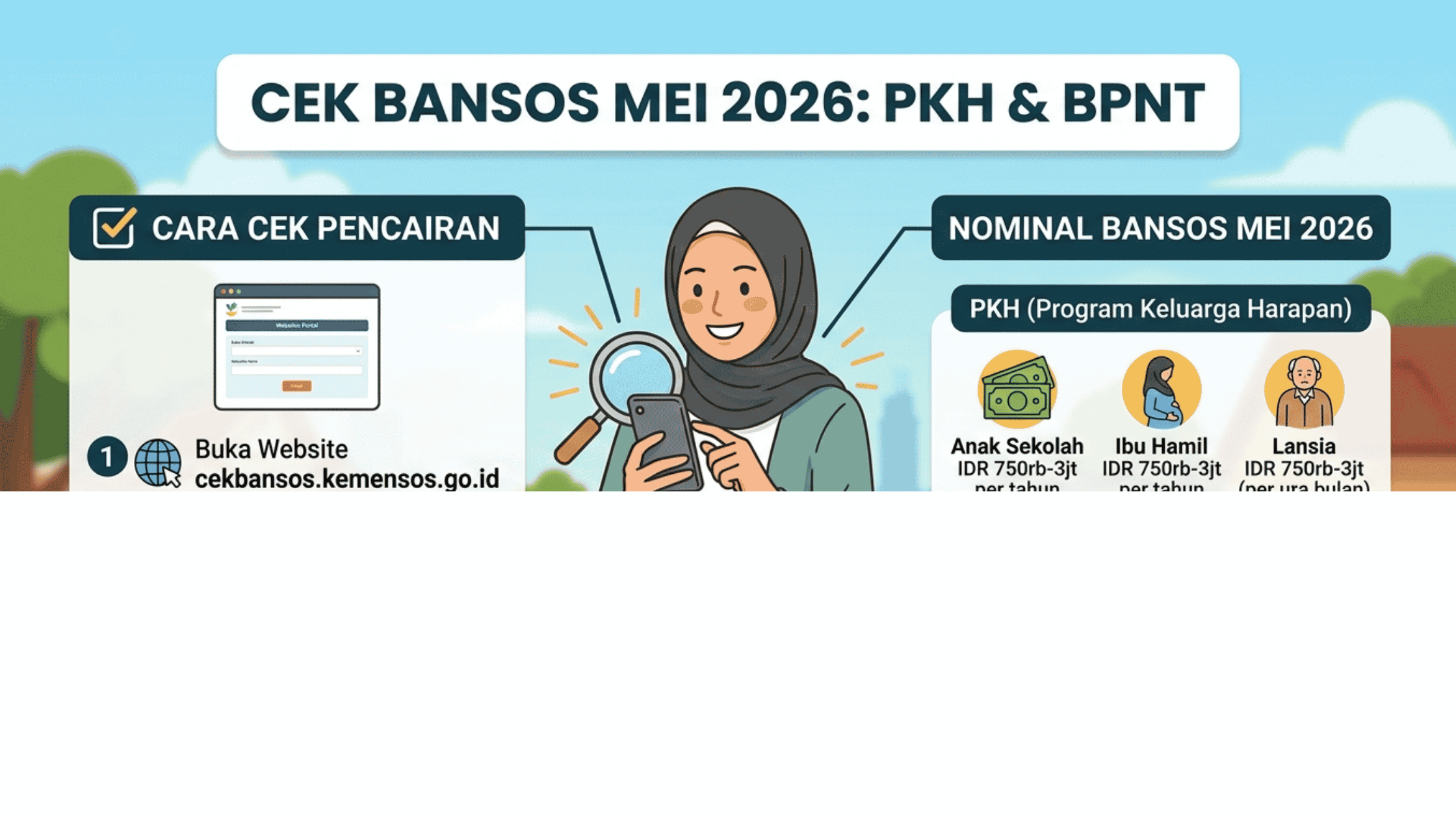 Panduan Mudah Melacak Status Penyaluran Bansos PKH dan BPNT Mei 2026 Beserta Nominalnya
